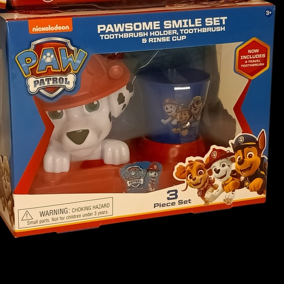 Paw Patrol Pawsome Smile Set - White and Blue - Picture 2 of 2